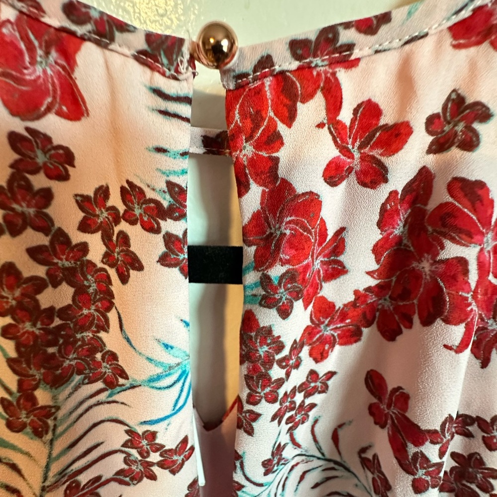 Candie's Pink and Red Floral Dress - Picture 4 of 6